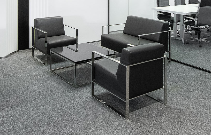 نیم ست مبل 844 فریم رنگ مشکی