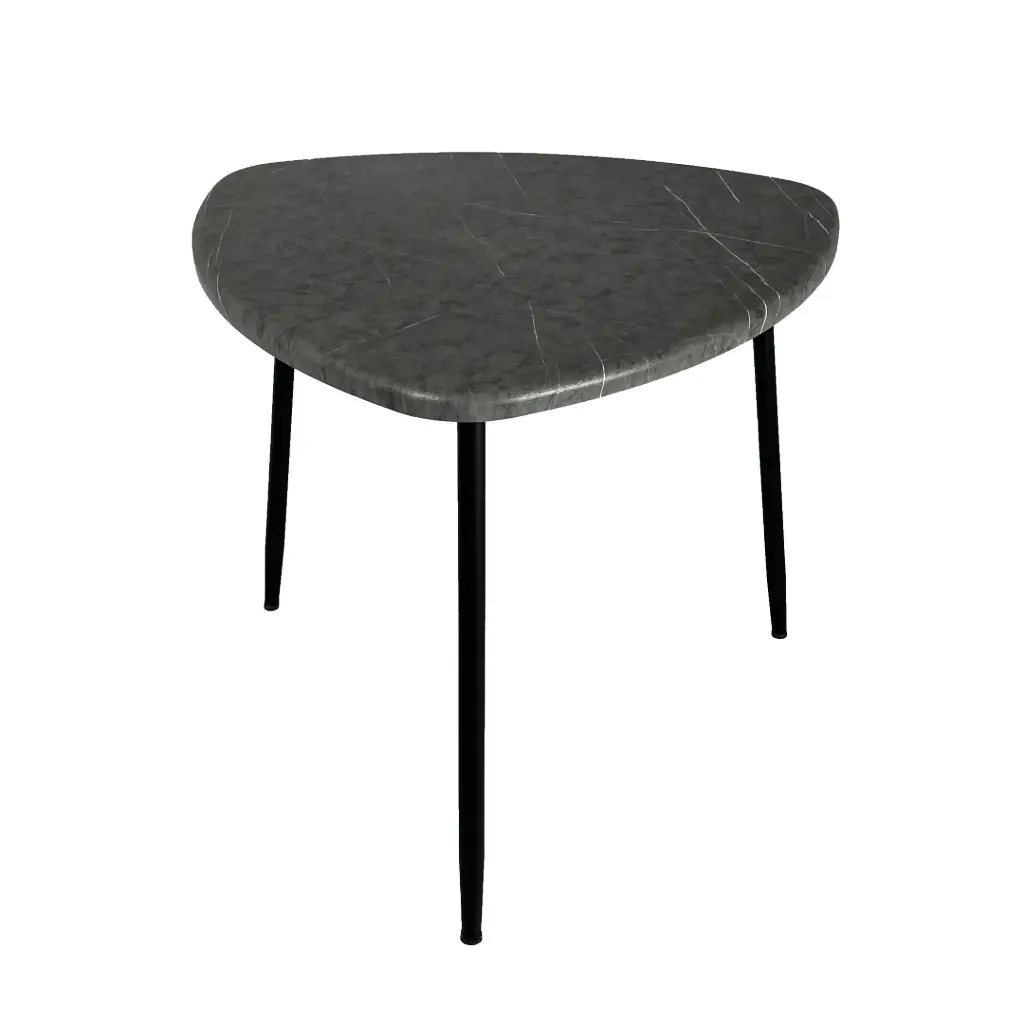 میز غذاخوری دیانا - فریم رنگ - صفحه وکیوم مثلث