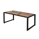 میز جلومبلی روتو مستطیل روکش بلوط