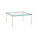 میز جلو مبلی فلورانس مربع 90 فلزی شیشه 5021MG