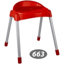 چهار پایه پشتی دار پایه فلزی متوسط ناصر 663