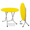 میز گرد پایه فلزی  تاشو 722