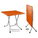 میز مربع پایه فلزی تاشو 723