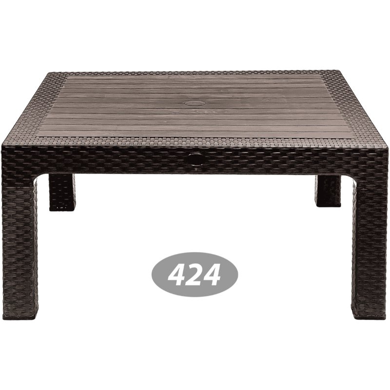 میز جلو مبلی  حصیری مربع ناصر 424