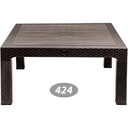 میز جلو مبلی  حصیری مربع ناصر 424