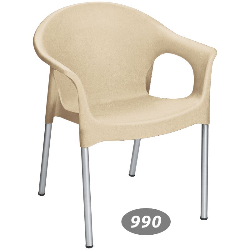 صندلی دسته دار پایه فلزی 990