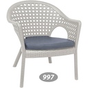 صندلی دسته دار حصیری پایه کوتاه 997