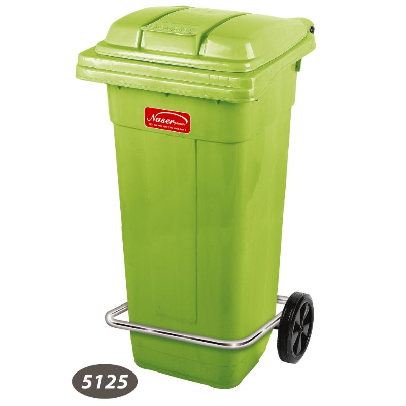 سطل پدالی چرخدار 5125