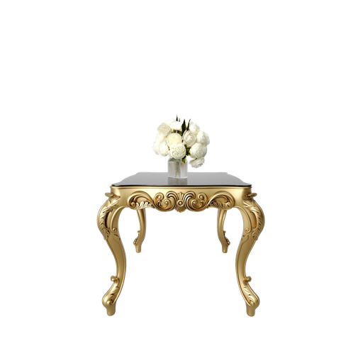 میز غذاخوری مربع روبینا صفحه mdf و شیشه