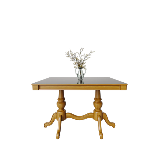 میز غذاخوری سپند 6نفره صفحه شیشه