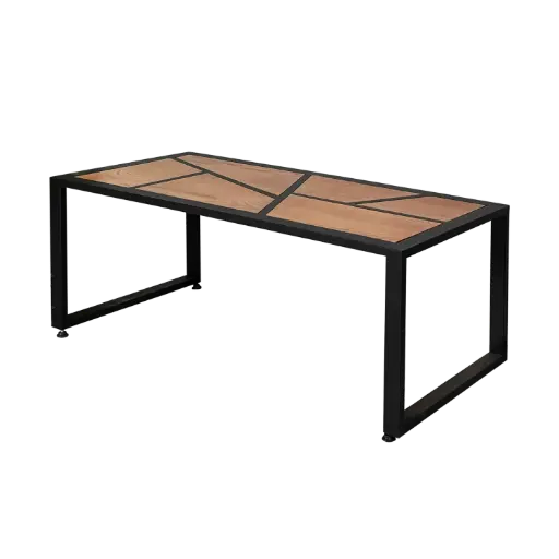 میز جلومبلی روتو مستطیل روکش بلوط