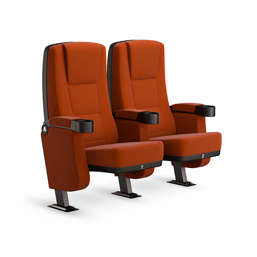 صندلی سینمایی 1510 با دسته مشترک و کف تاشو