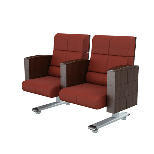 صندلی آمفی تئاتر دو نفره با دسته مشترک 2810