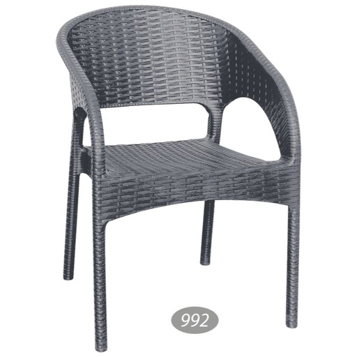 صندلی دسته دار حصیری 992